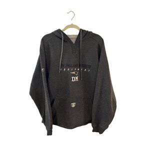 Vintage Reebok New England Patriots Devin McCourty NFL Equipment Hoodie Gray XL